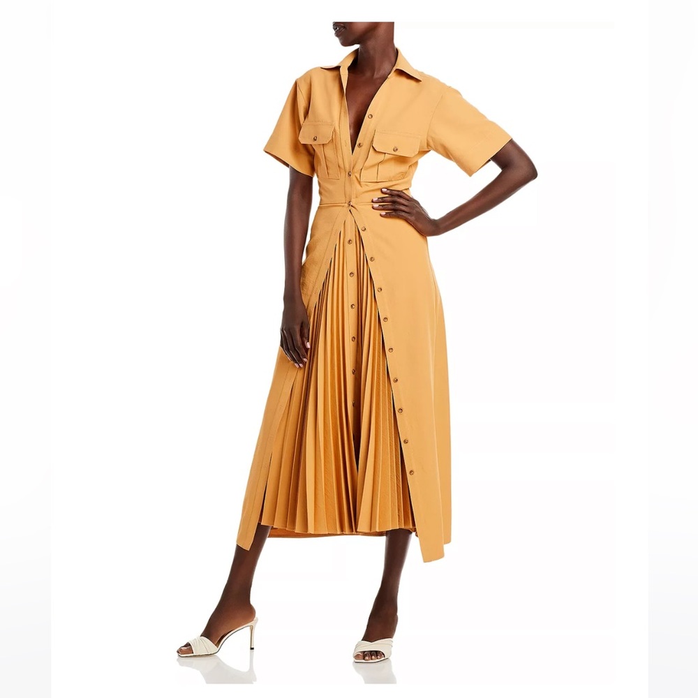 A.L.C. Florence Pleated Shirt Dress